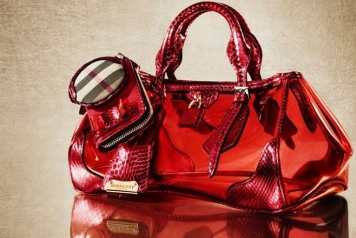 Hãng Burberry đã giới thiệu một bộ sưu tập túi xách dành cho năm con rắn, trong đó có chiếc túi Blaze màu đỏ mang chi tiết in hình da rắn