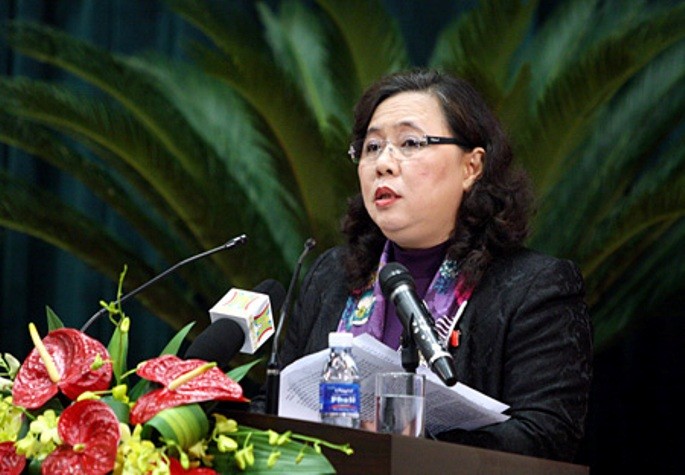Phó chủ tịch UBND thành phố Hà Nội Nguyễn Thị Bích Ngọc