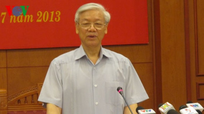 Tổng Bí thư Nguyễn Phú Trọng chủ trì phiên họp thứ 3 của Ban Chỉ đạo Trung ương về phòng, chống tham nhũng
