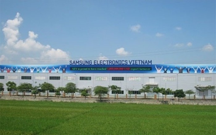 Nhà máy của Công ty TNHH Samsung Electronics Việt Nam tại Bắc Ninh.