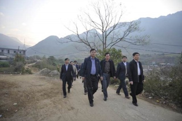 Đoàn công tác của Bộ GTVT tới Chu Va, Sơn Bình, Lai Châu