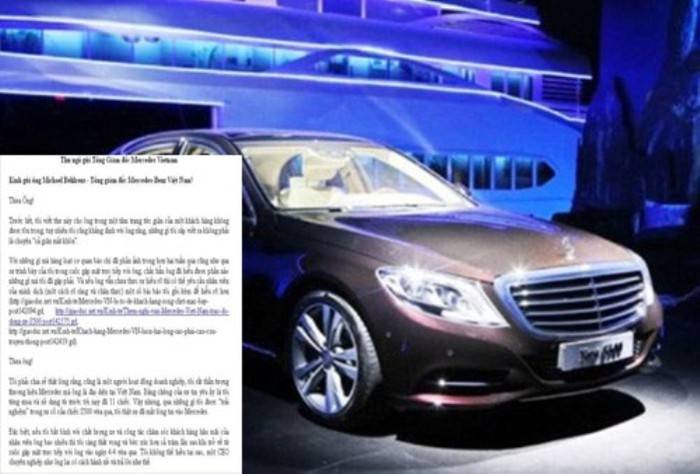 Bức xúc trước cách giải quyết của Tổng giám đốc Mercedes-Benz Việt Nam khách hàng viết thư ngỏ nói sẽ kiện