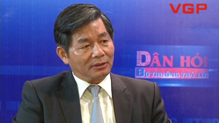 Bộ trưởng Bùi Quang Vinh trong chương trình dân hỏi Bộ trưởng trả lời