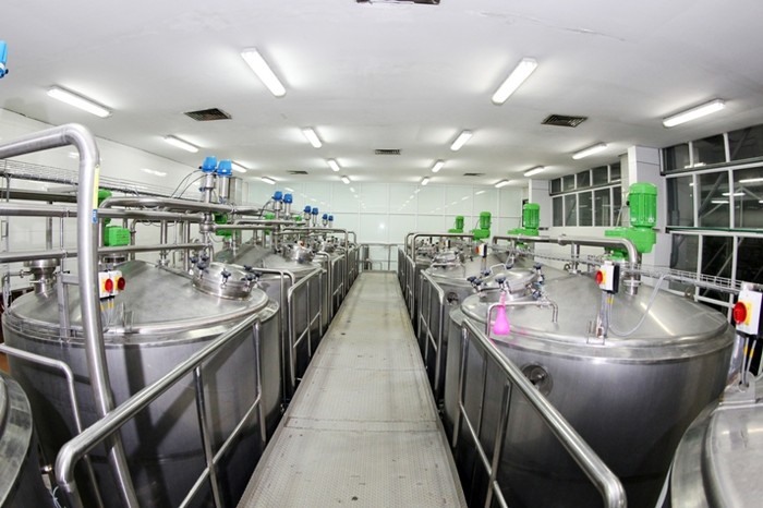 Quy trình sản xuất sữa TH được khép kín đảm bảo cho sản phẩm sữa sạch.