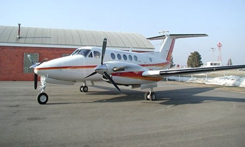 Hiện Công ty cổ phần dịch vụ Globaltrans Air đã mua hai máy bay Beech Craft KingAir B200 bằng nguồn vốn tự có và vay tín dụng (Ảnh Vnexpress)