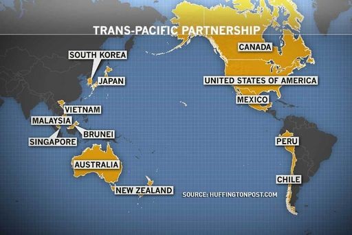 Danh sách 12 nước tham gia Hiệp định Đối tác xuyên Thái Bình Dương (TPP) trong đó có Việt Nam