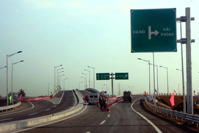 Đường cao tốc Hà Nội - Hải Phòng được Kiểm toán nhà nước đưa vào kế hoạch kiểm toán năm 2016. Ảnh nguồn TTXVN.