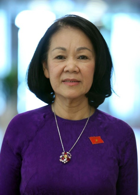 Bà Trương Thị Mai, 58 tuổi, Chủ nhiệm Ủy ban về Các vấn đề xã hội của Quốc hội