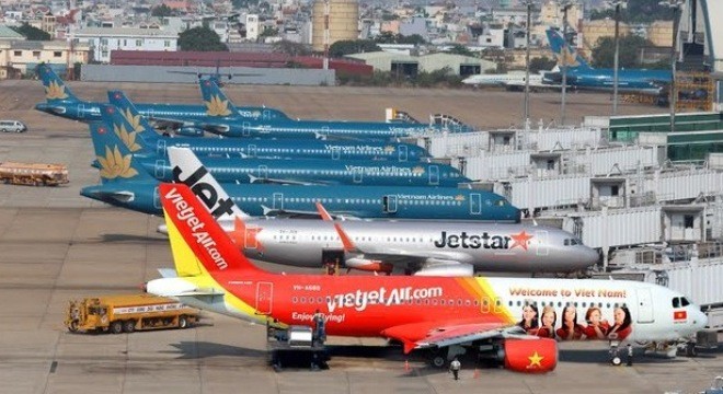 Jetstar pacific chiếm tỷ lệ chậm chuyến cao nhất trongcác hãng hàng không nội địa - ảnh minh họa.
