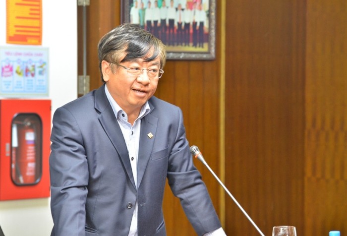 Ông Trần Xuân Hoàng Phó Tổng giám đốc BIDV phát biểu tại buổi họp báo.