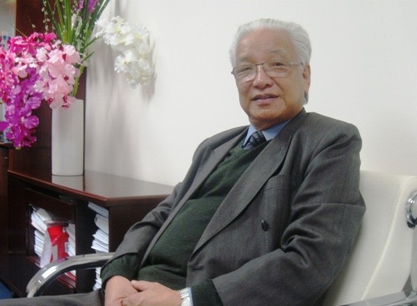 TS.Cao Sỹ Kiêm - nguyên Thống đốc Ngân hàng Nhà nước Việt Nam thời kỳ 1989 - 1997, ảnh: Hoàng Lực.