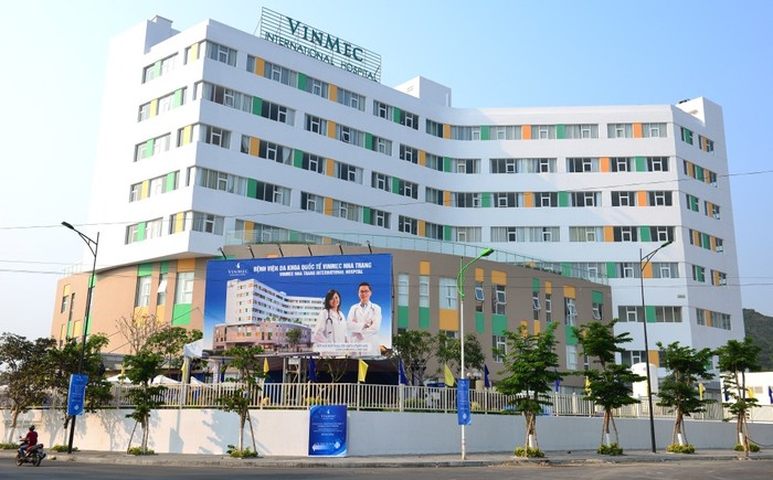 Toàn cảnh Bệnh viện Đa khoa Quốc tế (ĐKQT) Vinmec Nha Trang.