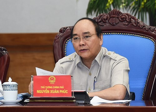 Thủ tướng Nguyễn Xuân Phúc: Đừng coi doanh nghiệp là đối tượng quản lý mà là đối tượng phục vụ - Ảnh: VGP/Quang Hiếu.