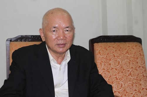 Nguyên Phó chủ nhiệm Văn phòng Quốc hội Trần Quốc Thuận trong cuộc trao đổi với phóng viên Báo Điện tử Giáo dục Việt Nam- Ảnh H.Lực.