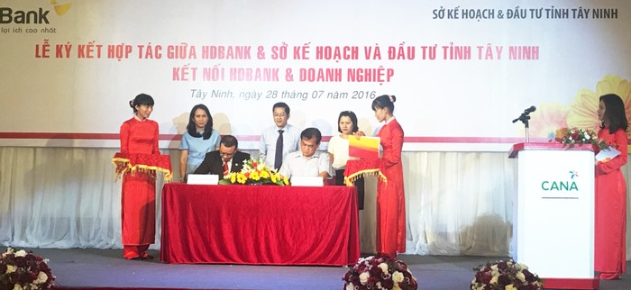HDBank Tây Ninh và Sở Kế hoạch &amp; Đầu tư Tỉnh Tây Ninh ký kết hợp tác