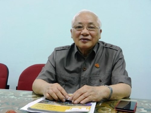 TS Phạm Sỹ Liêm nguyên Thứ trưởng Bộ Xây dựng trong cuộc trao đổi với phóng viên (ảnh H.Lực).