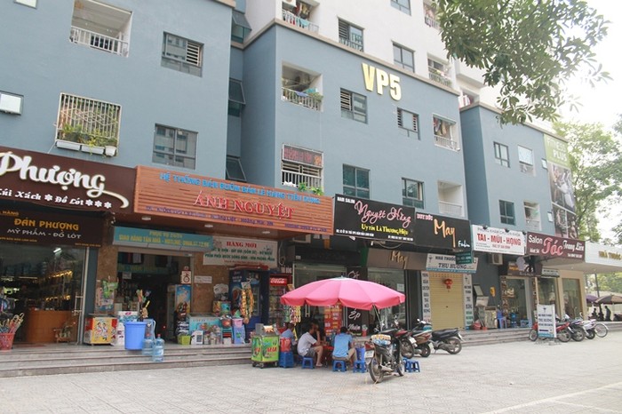 Tòa nhà VP5 một trong 15 chung cư của đại gia Lê Thanh Thản thiếu an toàn về phòng cháy chữa cháy - ảnh H.Lực.
