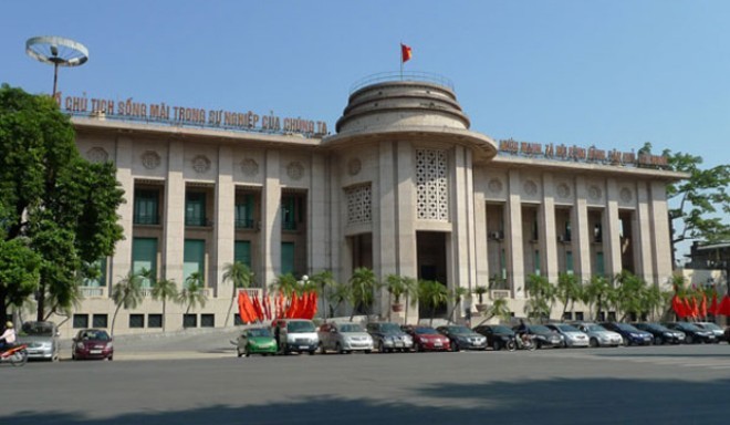 Trụ sở ngân hàng nhà nước - ảnh Hà Nội mới
