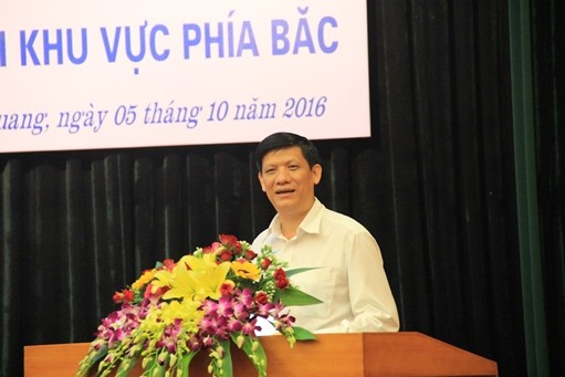 GS.TS. Nguyễn Thanh Long, Thứ trưởng Bộ Y tế phát biểu chỉ đạo tại Hội nghị