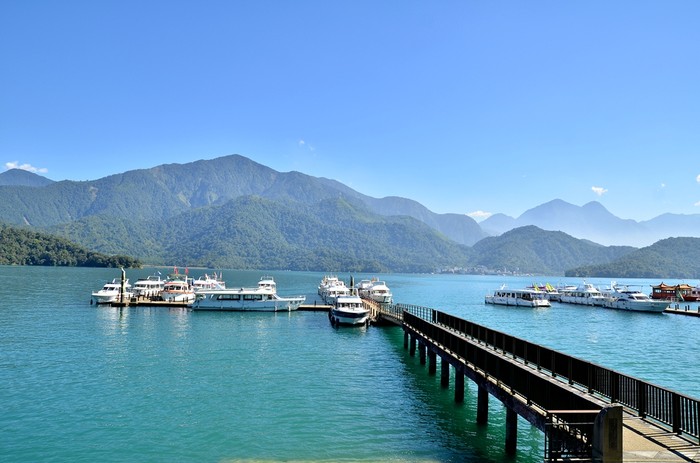 Hình ảnh Hồ Nhật Nguyệt - điểm thu hút khách du lịch Việt Nam đến Đài Loan - ảnh: H.Lực