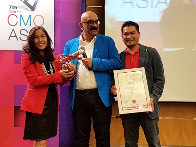 Vietjet được vinh danh là Thương hiệu Tuyển dụng tốt nhất châu Á năm 2016 do tổ chức Employer Branding Institute (EBI).