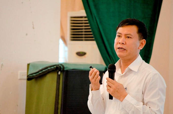 Thạc sĩ Cao Văn Trung - Phó phòng Giám sát ngộ độc thực phẩm (Cục An toàn thực phẩm - Bộ Y tế) - ảnh: Hoàng Lực.