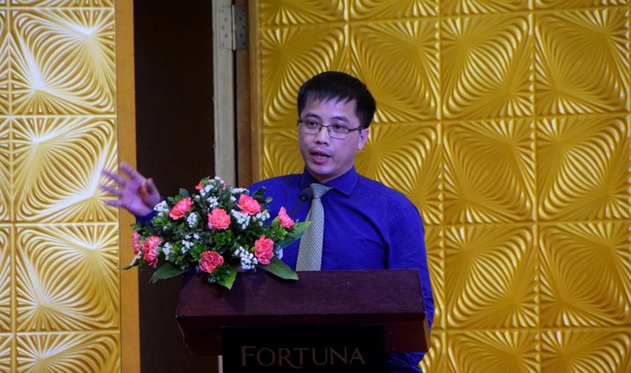 Ông Đậu Anh Tuấn, Trưởng ban Pháp chế Phòng Thương mại và Công nghiệp Việt Nam (VCCI) cho rằng, công bố hợp quy, công bố phù hợp an toàn thực phẩm như hiện nay là không phù hợp - ảnh Hoàng Lực.
