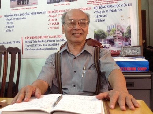 Tiến sĩ Nguyễn Bách Phúc, Chủ tịch Hội Tư vấn Khoa học Công nghệ và Quản lý HASCON - ảnh nguồn Báo Điện tử Tầm Nhìn.