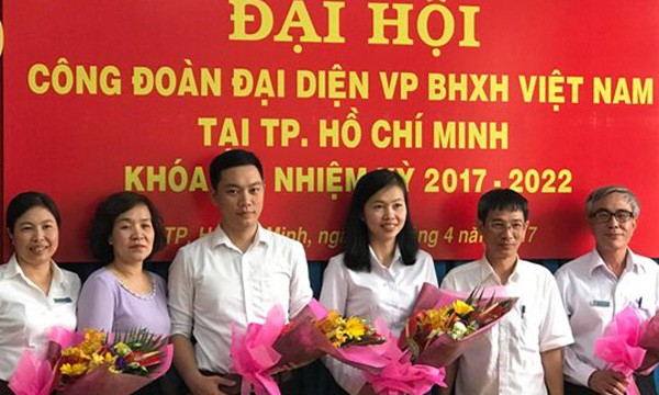 Ra mắt Ban chấp hành Công đoàn Đại diện Văn phòng Bảo hiểm xã hội Việt Nam tại Thành phố Hồ Chí Minh nhiệm kỳ 2017- 2022 - ảnh Bảo hiểm xã hội Việt Nam