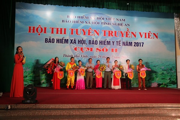 Hội thi “Tuyên truyền viên về bảo hiểm xã hội, bảo hiểm y tế” tại Nghệ An - ảnh nguồn bhxhnghean.gov.vn