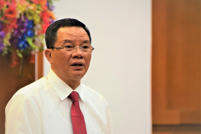Ông Phạm Đình Thi lý giải định hướng chính sách sửa đổi bổ sung các luật thuế - ảnh HL.