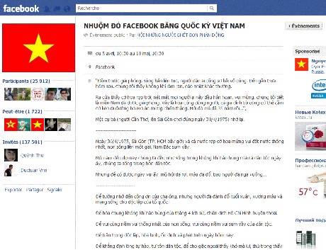 "Nhuộm đỏ Facebook bằng quốc kì Việt" đang trở thành “trào lưu” của những người Việt trẻ