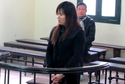 Bị cáo Nguyễn Thị Hạnh tại phiên tòa