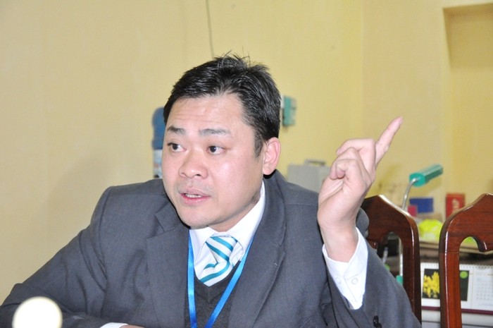 Ông Lê Ngọc Hướng - Giám đốc Trung tâm Dịch vụ trường học (Trường ĐH Nông Nghiệp Hà Nội)