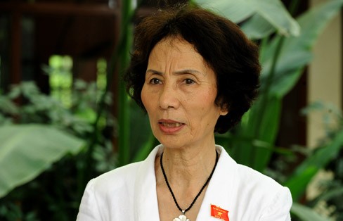 Bà Bùi Thị An - Đại biểu Quốc hội TP. Hà Nội (Ảnh: Đại đoàn kết)