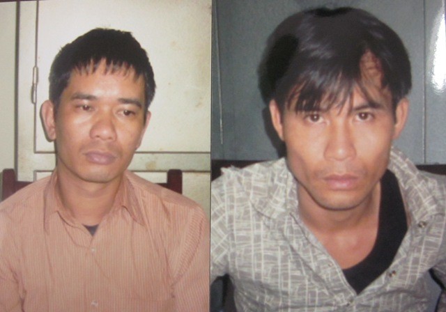 Hai trong số 3 đối tượng trong vụ chém ông Đào Quang Minh đã bị bắt