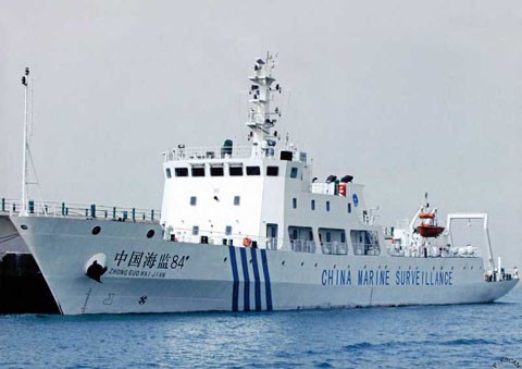 Tàu Hải Giám 84 của Trung Quốc (Ảnh: Xinhua)