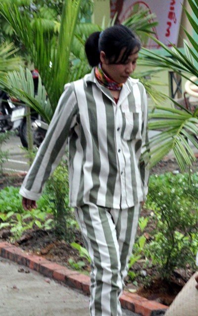 Phạm nhân Nguyễn Thị Bích tại trại giam Xuân Nguyên - Hải Phòng