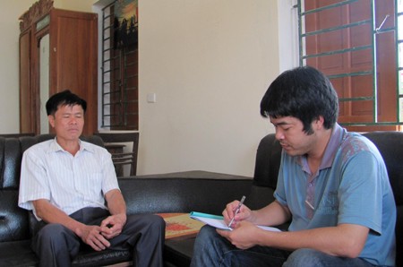 Trong buổi làm việc với PV Dân trí vào chiều ngày 8/3, ông Phạm Văn Đức rất mệt mỏi, lo lắng về tính mạng của cả gia đình.