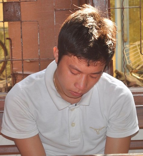 Nguyễn Huy Hậu bị bắt tại Phòng Cảnh sát bảo vệ và cơ động CATP Đà Nẵng
