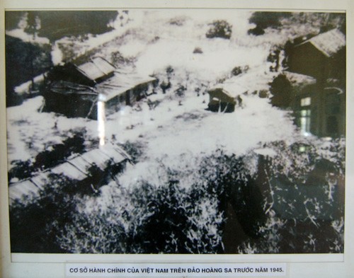 Cơ sở hành chính trên đảo Hoàng Sa trước năm 1945.