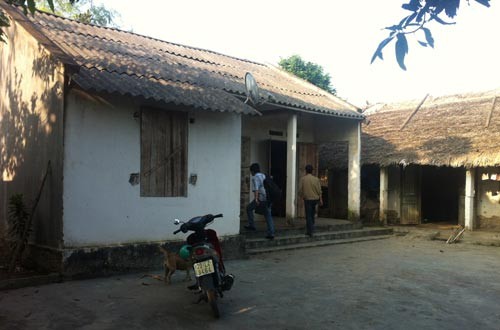 Ngôi nhà của hung thủ ở xóm Bán Luông, xã Phú Cường, huyện Đại Từ
