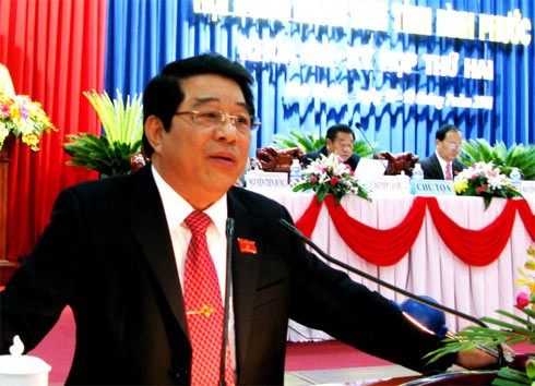 Chủ tịch UBND tỉnh Bình Phước Trương Tấn Thiệu. Ảnh: Binhphuoc.gov.vn