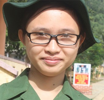 Sinh viên Lê Thị Phương Dung.