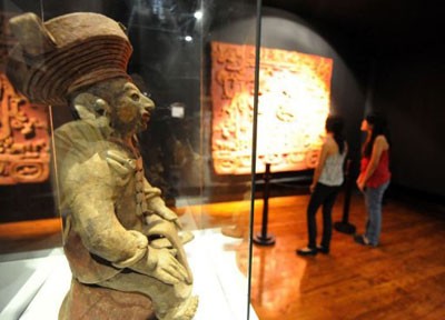 Tượng thần của người Maya ở Tegucigalpa (Nguồn: AFP)