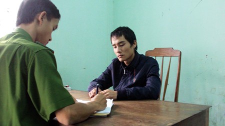 Cán bộ Ban chuyên án đấu tranh với kẻ thủ ác Nguyễn Xuân Diệu