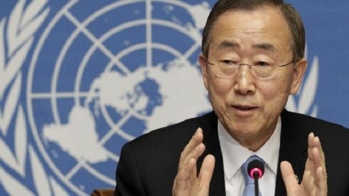 Tổng thư ký Liên Hiệp Quốc Ban Ki Moon - Ảnh: Reuters