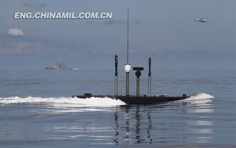 Một bức ảnh tàu ngầm của Trung Quốc trên Biển Đông. Ảnh: China Military Online