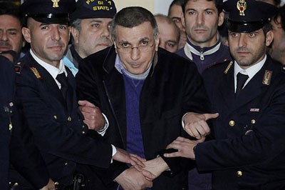Trùm mafia Michele Zagaria bị bắt giữ năm 2011.