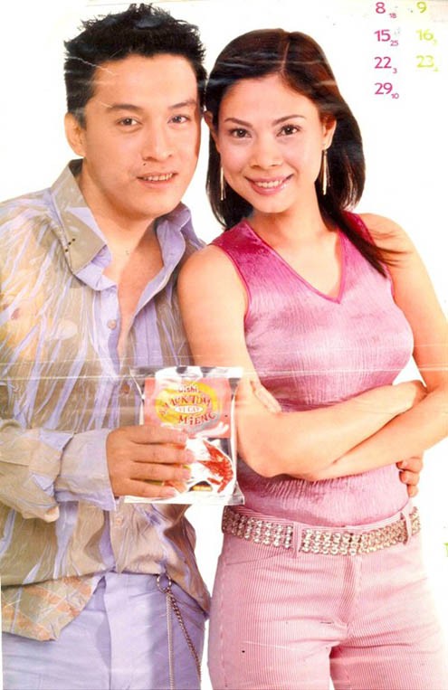 Lam Trường và Thanh Thảo trong một hình ảnh quảng cáo.